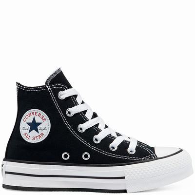 Gyerek Converse Color EVA Platform Chuck Taylor All Star Magasszárú Cipő CO6579382 Fekete/Fehér